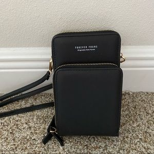 Black crossbody bag